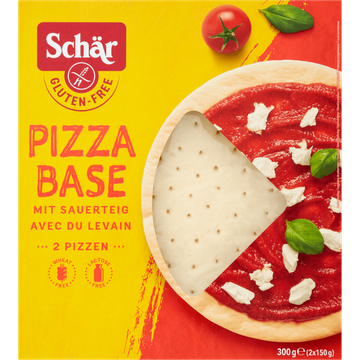 Schär Pizza Base Glutenvrij 2 x 150 g - JUMBO