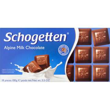 Schogetten Alpine Milk Chocolate 18 Stuks - JUMBO