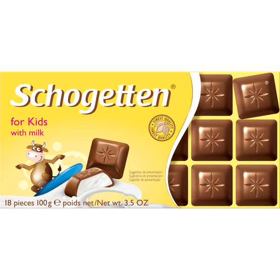 Schogetten Chocoladereep for kids - Dirk