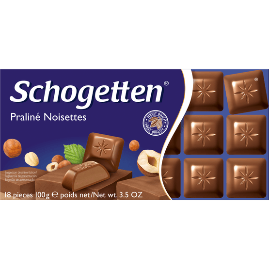 Schogetten Chocoladereep praline nougat - Dirk
