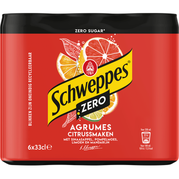 Schweppes Agrumes Zero - JUMBO