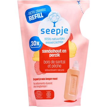 Seepje Wasverzachter Refill Sandelhout en Perzik - JUMBO