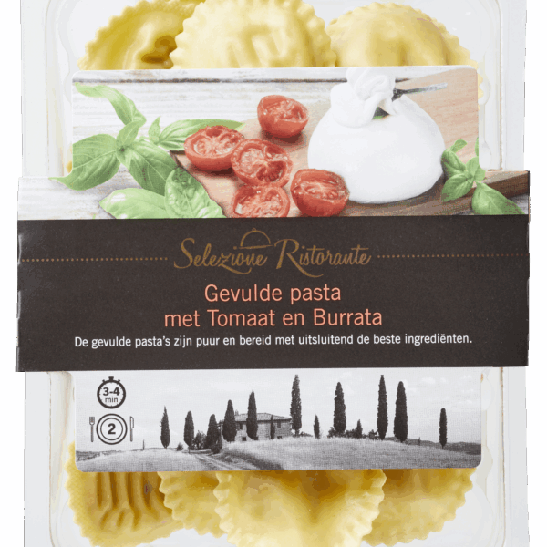Selezione Ristorante Gevulde pasta met tomaat en burrata - PLUS