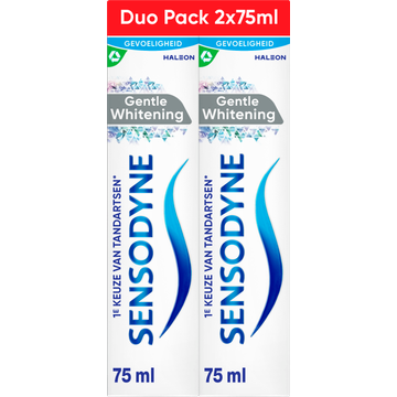 Sensodyne Gentle Whitening Duo Pack 2 x 75 ml - JUMBO