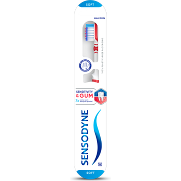 Sensodyne gevoeligheid & tandvlees tandenborstel voor gevoelige tanden - JUMBO
