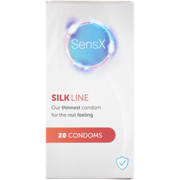 Sensx Silk Line condooms - JUMBO