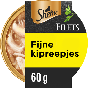 Sheba Filets Kipfilet stukjes in saus kattenvoer - JUMBO