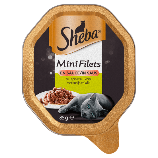 Sheba Kuipje mini filet in saus wild & konijn - Dirk