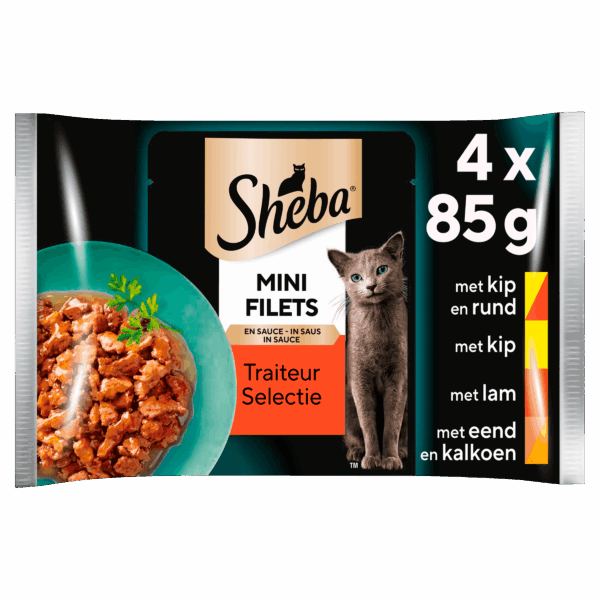 Sheba Mini Filets Traiteur in Saus Nat - PLUS