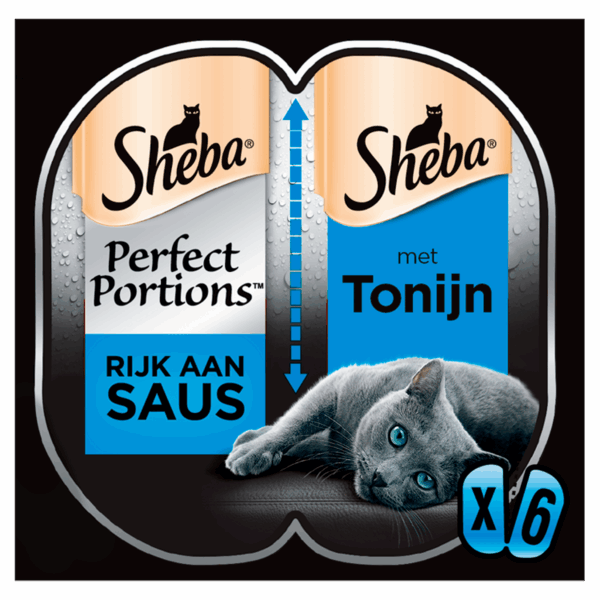 Sheba Perfect Portions tonijn in saus - PLUS