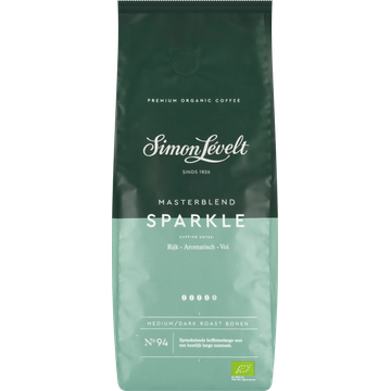 Simon Lévelt Masterblend Sparkle Medium/Dark Roast Bonen - JUMBO