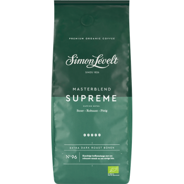 Simon Lévelt Masterblend Supreme Extra Dark Roast Bonen - JUMBO