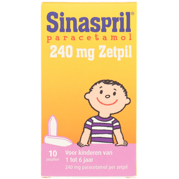 Sinaspril Paracetamol 240mg zetpil - JUMBO