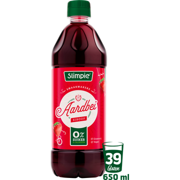 Slimpie Aardbei Siroop - JUMBO