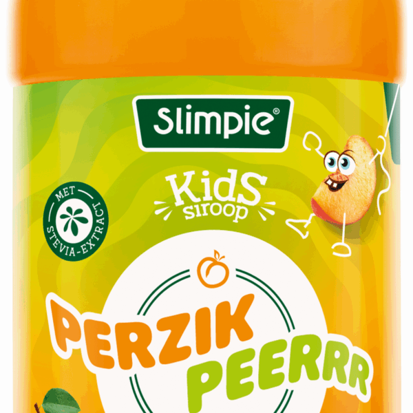 Slimpie Limonadesiroop kids perzik peerrr - PLUS