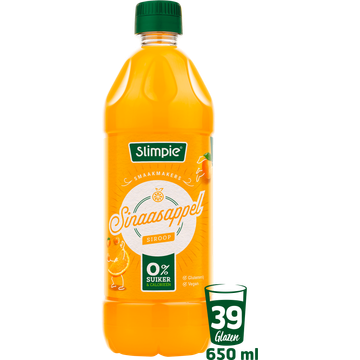 Slimpie Sinaasappel Siroop 650 ml - JUMBO