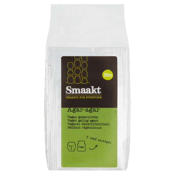 Smaakt Agar agar 5x7gr bio - PLUS