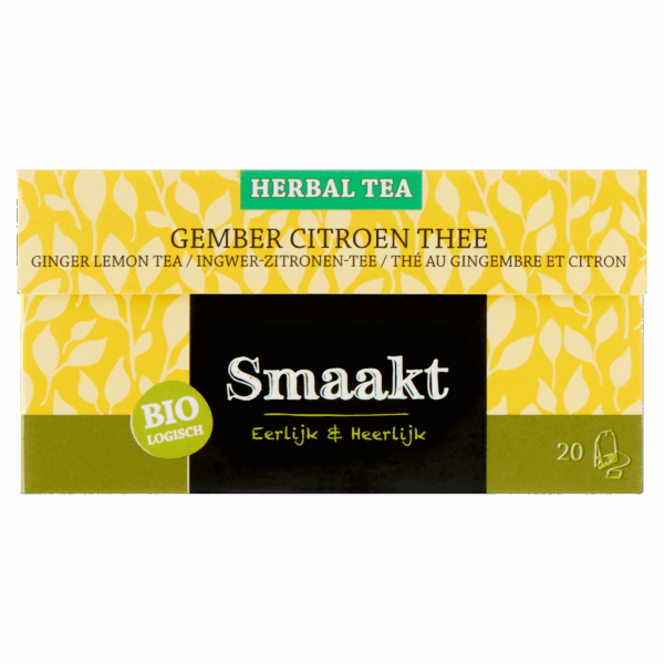 Smaakt Gember-citroenthee bio - PLUS