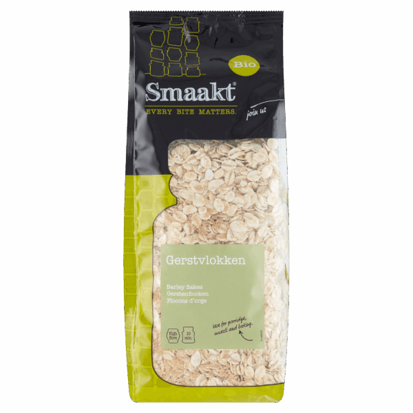 Smaakt Gerstevlokken bio - PLUS