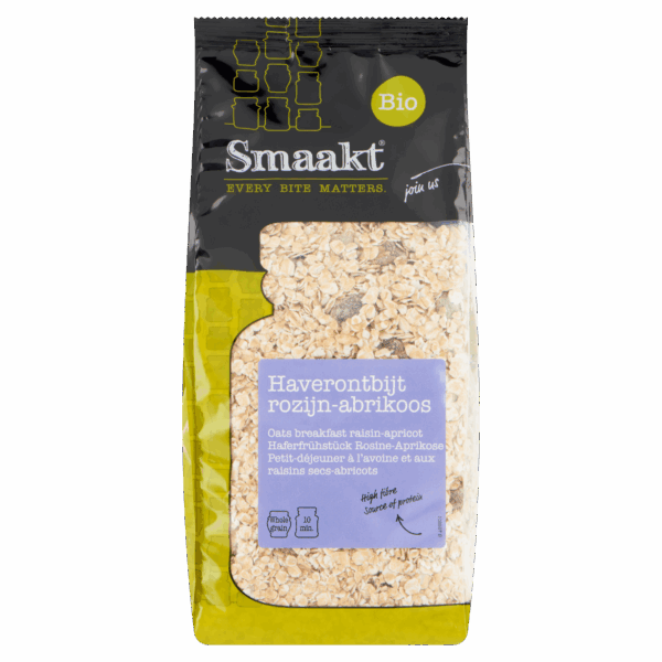 Smaakt Haverontbijt Rozijn Abrikoos Bio - PLUS