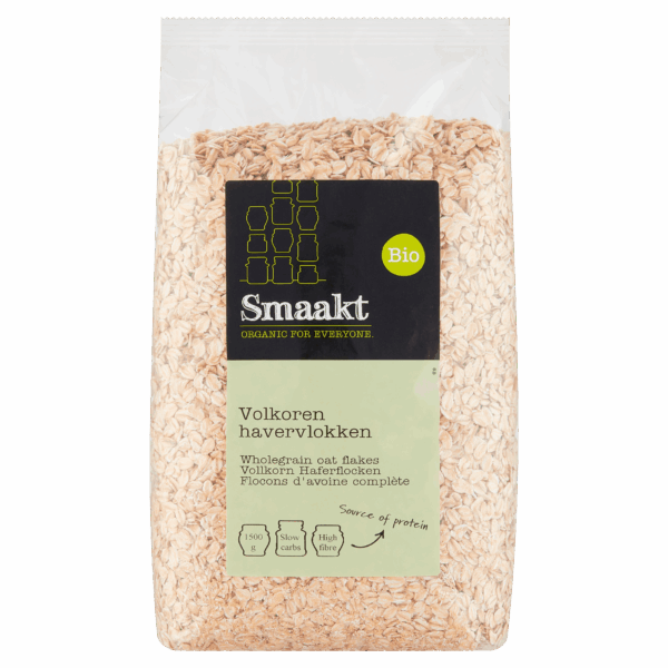 Smaakt Havervlokken XL biologisch - PLUS