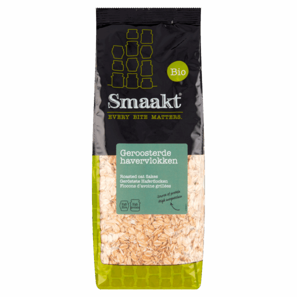 Smaakt Havervlokken geroosterd bio - PLUS