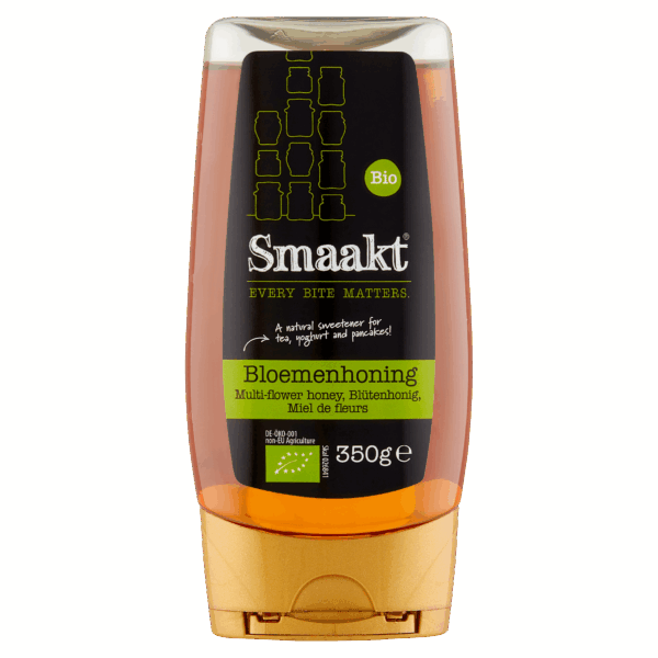 Smaakt Honing knijpfles bio - PLUS