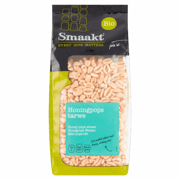 Smaakt Honingpops Tarwe Bio - PLUS