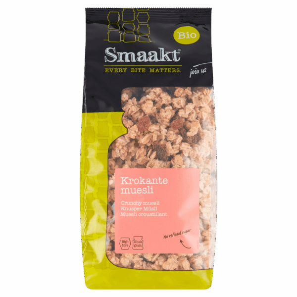 Smaakt Krokante Muesli Bio - PLUS