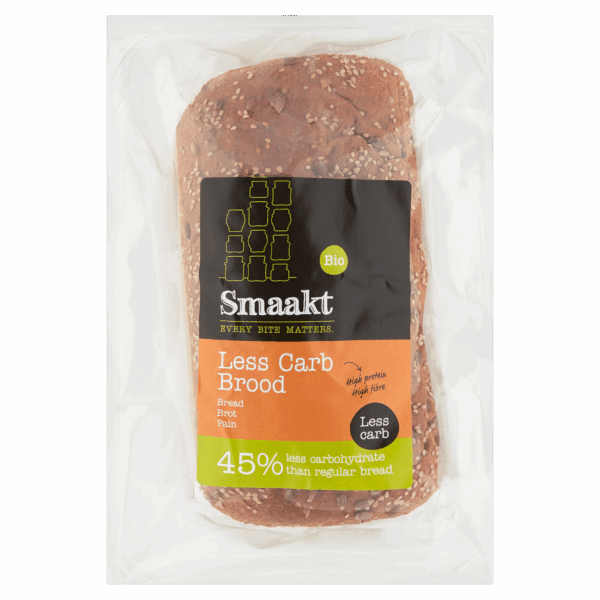 Smaakt Less Carb Brood houdbaar biologisch - PLUS