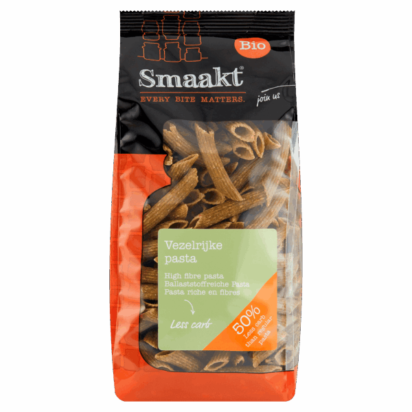 Smaakt Less carb pasta bio - PLUS