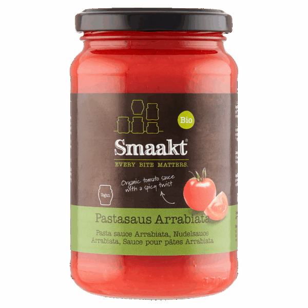 Smaakt Pastasaus Arrabiata Bio - PLUS