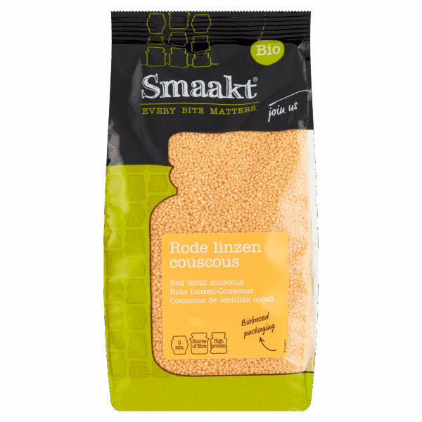 Smaakt Rode linzencouscous bio - PLUS