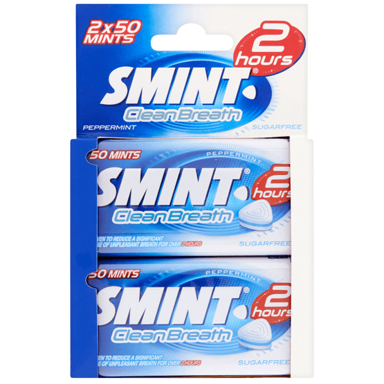 Smint Clean breath peppermint duopack - Dirk