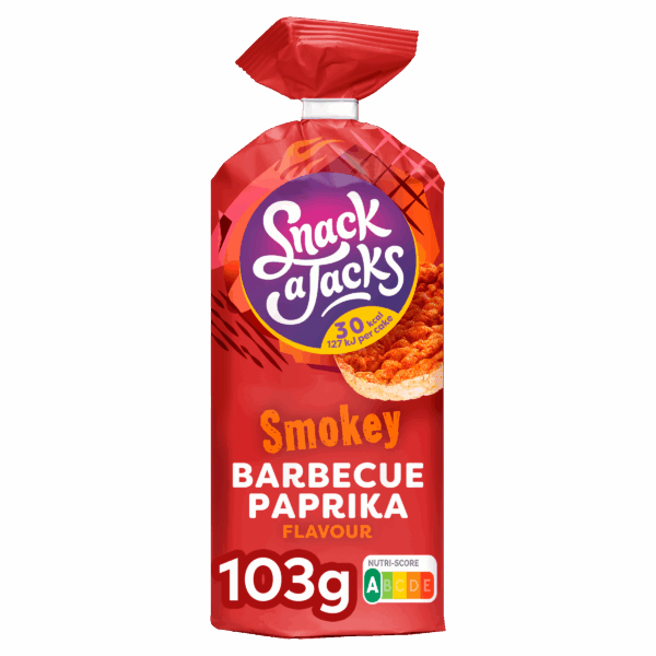 Snack A Jacks Barbecue paprika - PLUS