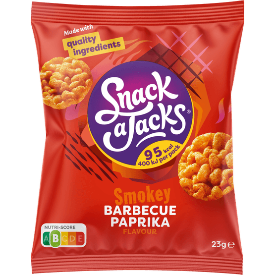 Snack a Jacks Crispy bbq paprika - Dirk