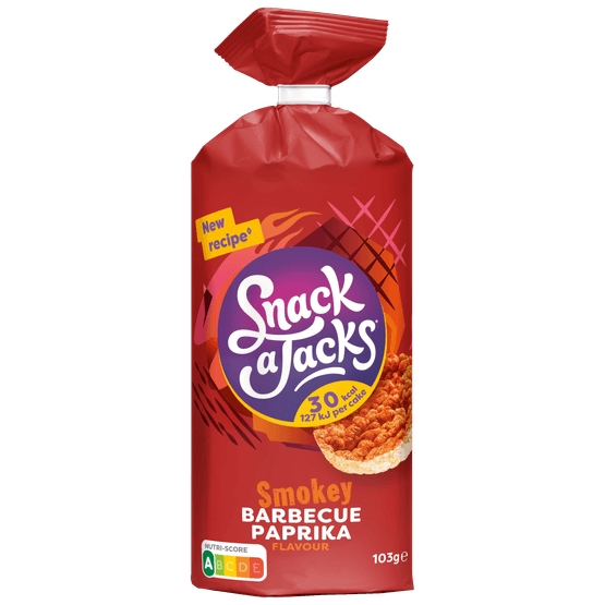 Snack a Jacks Rijstwafels bbq paprika - Dirk