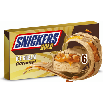Snickers Gold Ice Cream Caramel 6 x 44