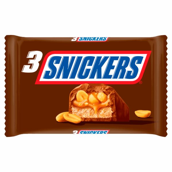 Snickers Melk chocolade karamel multipack - PLUS