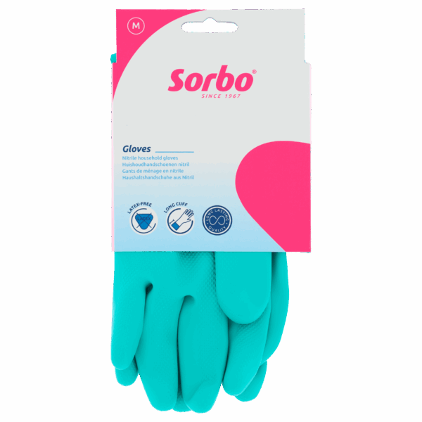 Sorbo Huishoudhandschoen nitril M - PLUS