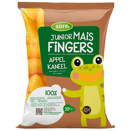 Sore Junior mais fingers appel kaneel - Dirk