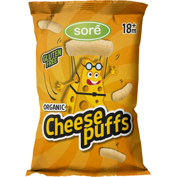 Sore Organic Cheese Puffs 18m+ - JUMBO
