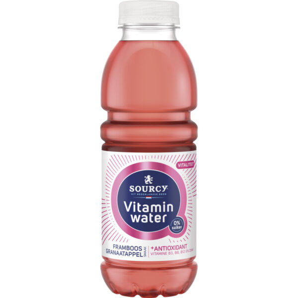 Sourcy Vitaminwater Framboos Granaatappel - Albert Heijn
