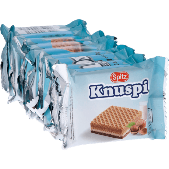 Spitz Knuspi melk & hazelnoot 10 stuks - Dirk