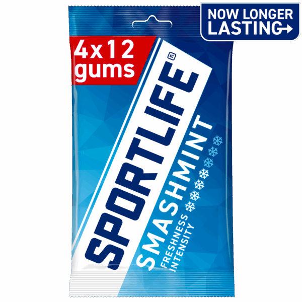 Sportlife Smashmint Kauwgom Suikervrij - PLUS