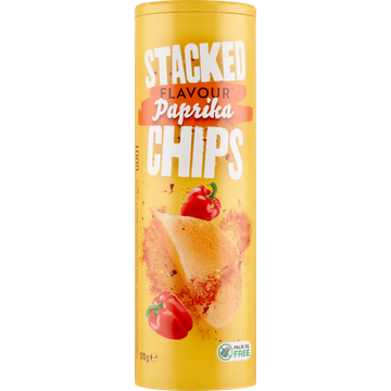 Stacked Flavour Paprika Chips - JUMBO