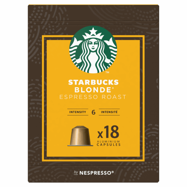 Starbucks Nespresso Cups Blonde Espresso Roast - PLUS