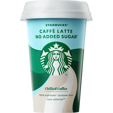 Starbucks® Caffe Latte No Added Sugar IJskoffie - JUMBO