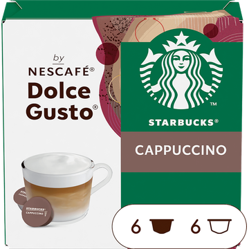 Starbucks® by Nescafé® Dolce Gusto® Cappuccino - 12 koffiecups - JUMBO