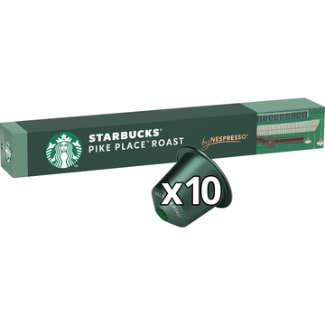 Starbucks® by Nespresso ® Espresso Dark Roast 10 Koffiecups - JUMBO